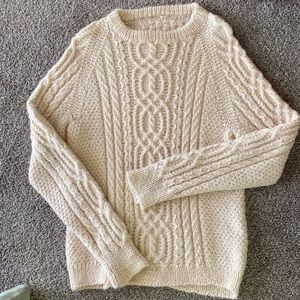 Vintage Alpaca Fisherman Sweater - Med/L